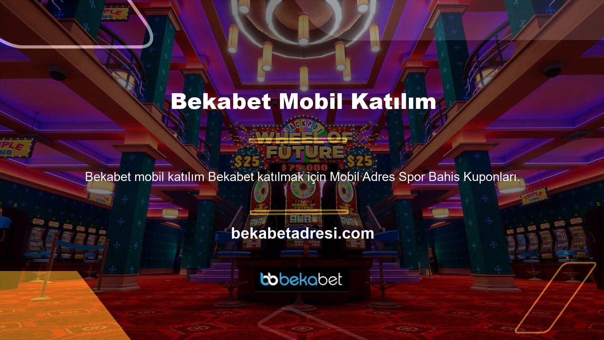 Bekabet dışında güvenilir bir site seçmeniz gerektiğini unutmayın